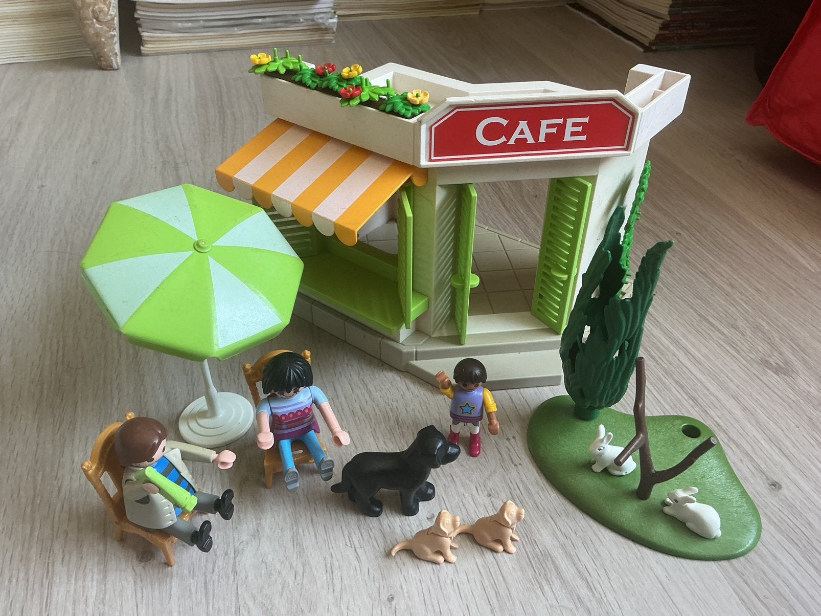 Playmobil Camping - Café, Kinderen en Baby's, Speelgoed | Playmobil, Ophalen, Gebruikt