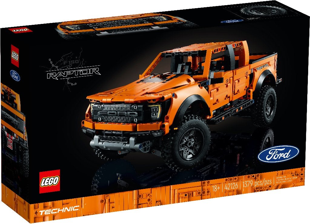 Lego Technic 42126 Ford Rapture (2021), Lego, Ophalen of Verzenden, Technic, Complete set