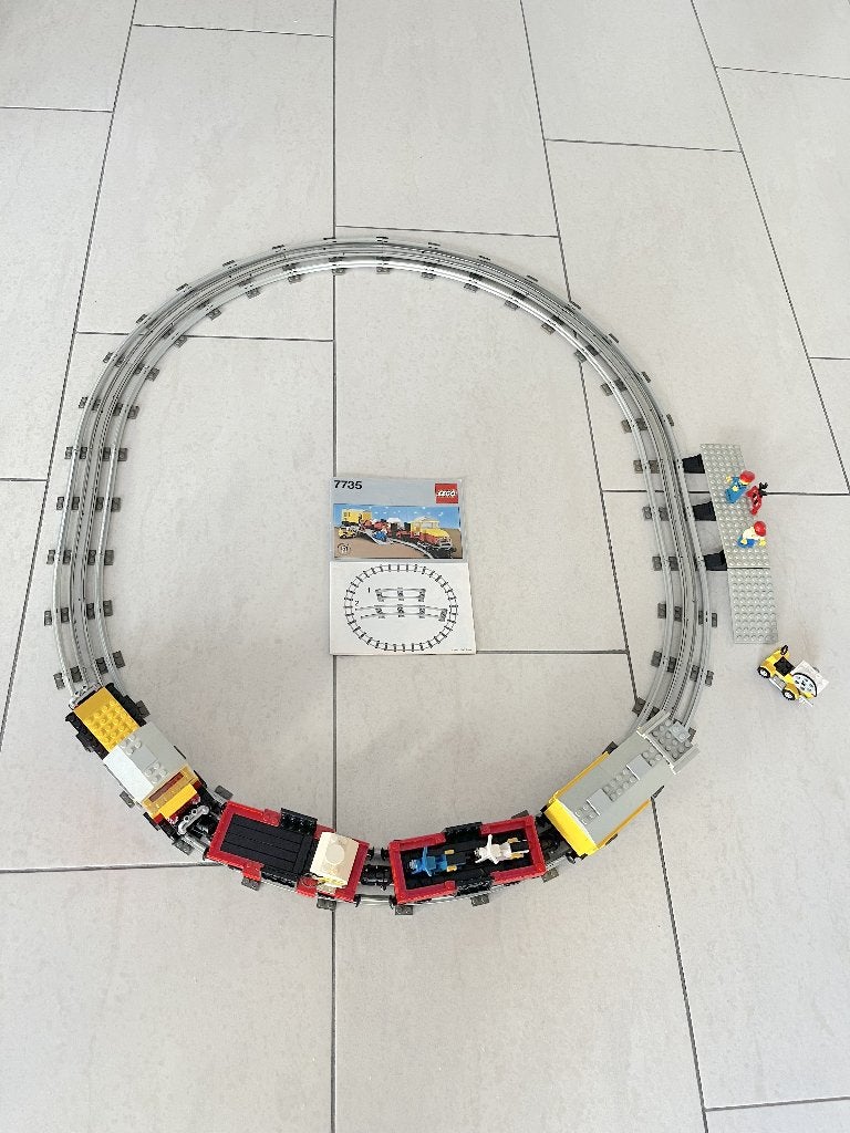 LEGO trein - 7735 Goederentrein, Ophalen of Verzenden, Gebruikt, Compleet, Lego