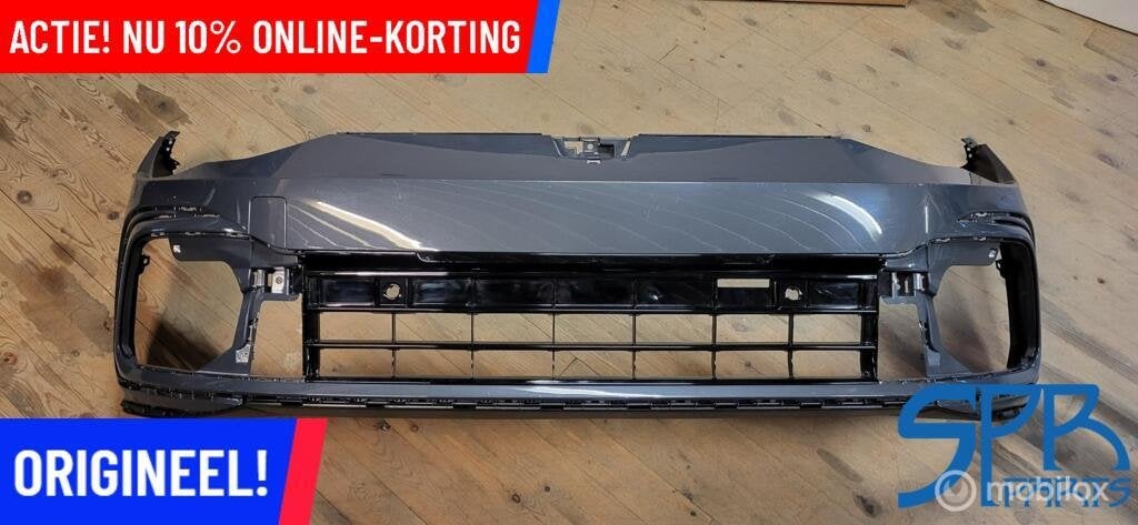 VW GOLF 8 VIII VOORBUMPER LC7Q R-LINE Spoiler GRILLE BUMPER, Neuf, Volkswagen, Avant, Volkswagen