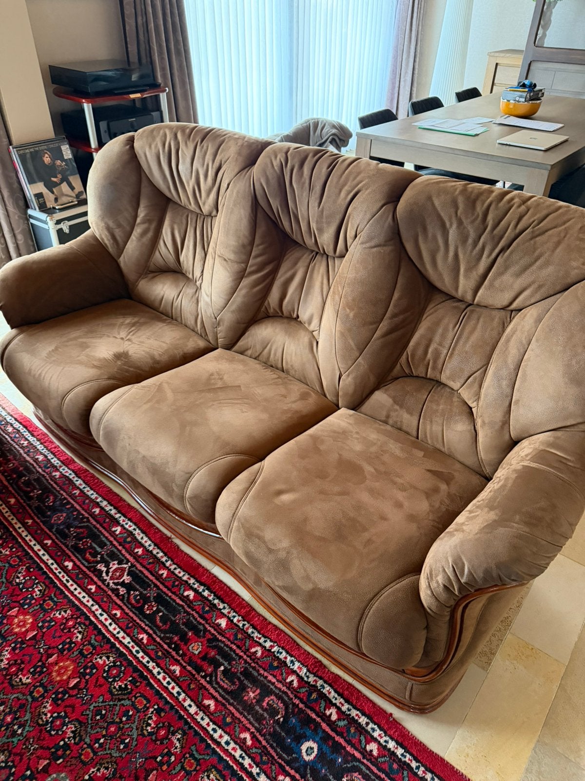 Sofa en club zetel gratis, Ophalen, Overige materialen, Gebruikt, 150 tot 200 cm
