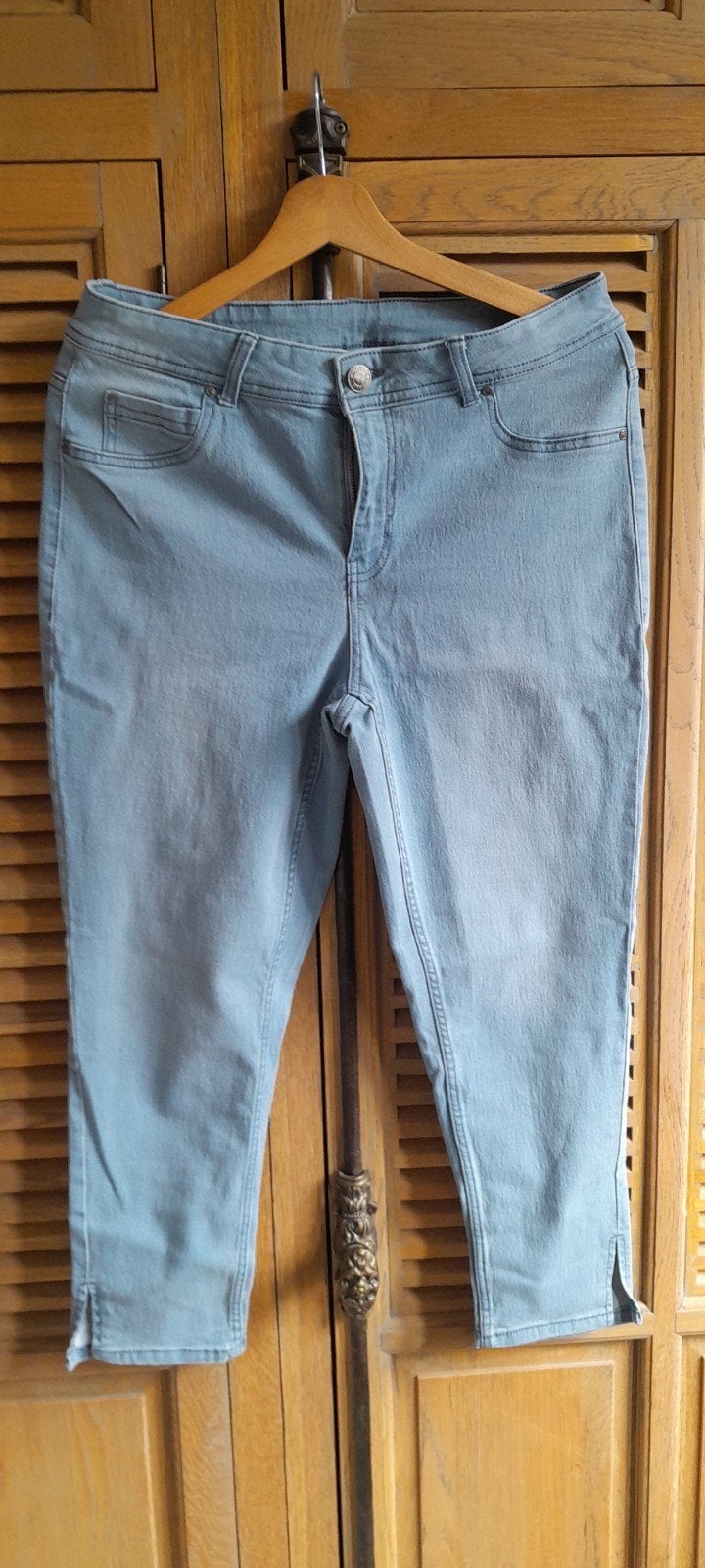 Prachtige stretch broek medium Up2fasion., Maat 38/40 (M), Blauw, Nieuw, Ophalen of Verzenden