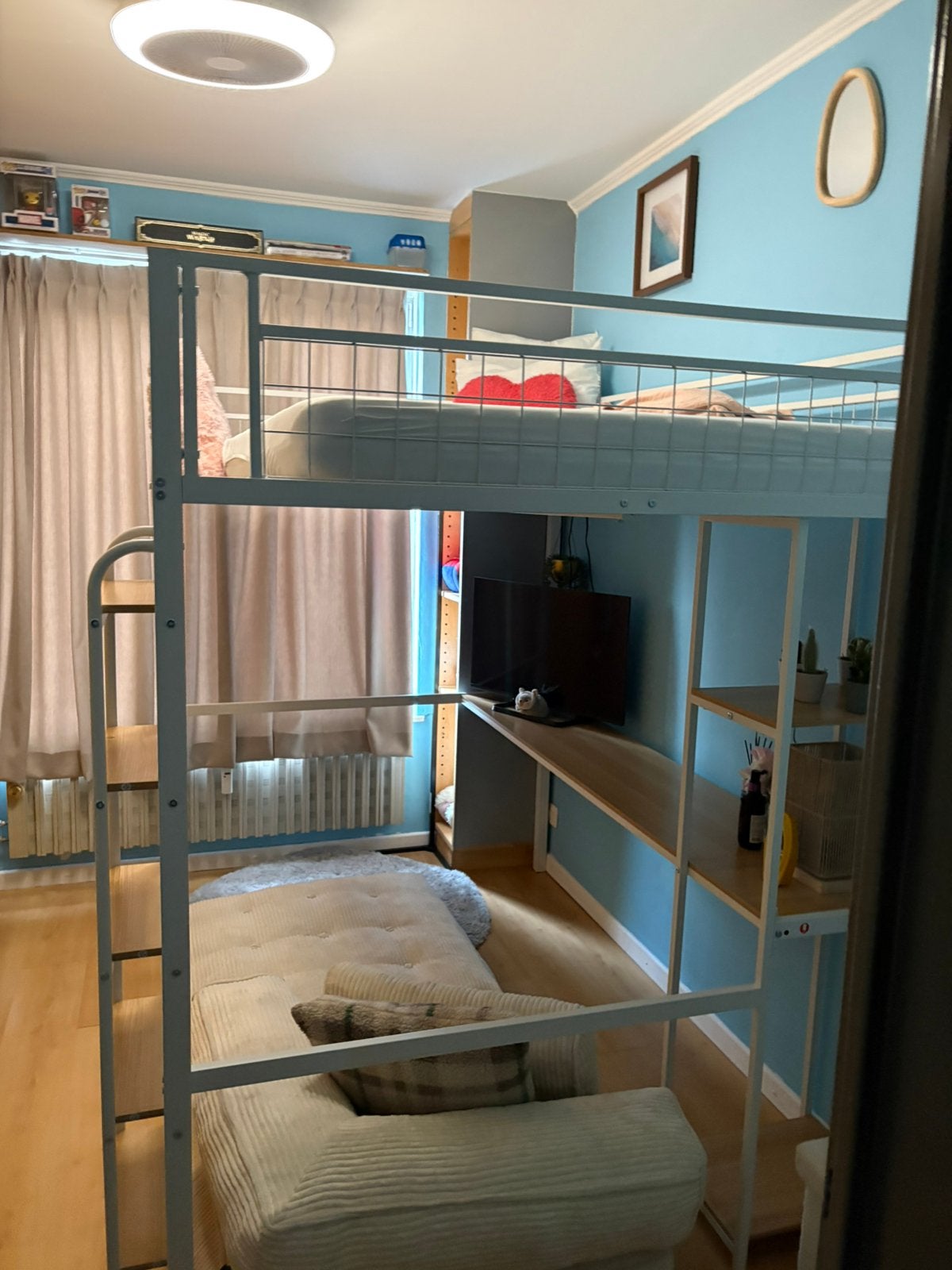 Hoogslaper, Enlèvement, Comme neuf, Lit mezzanine