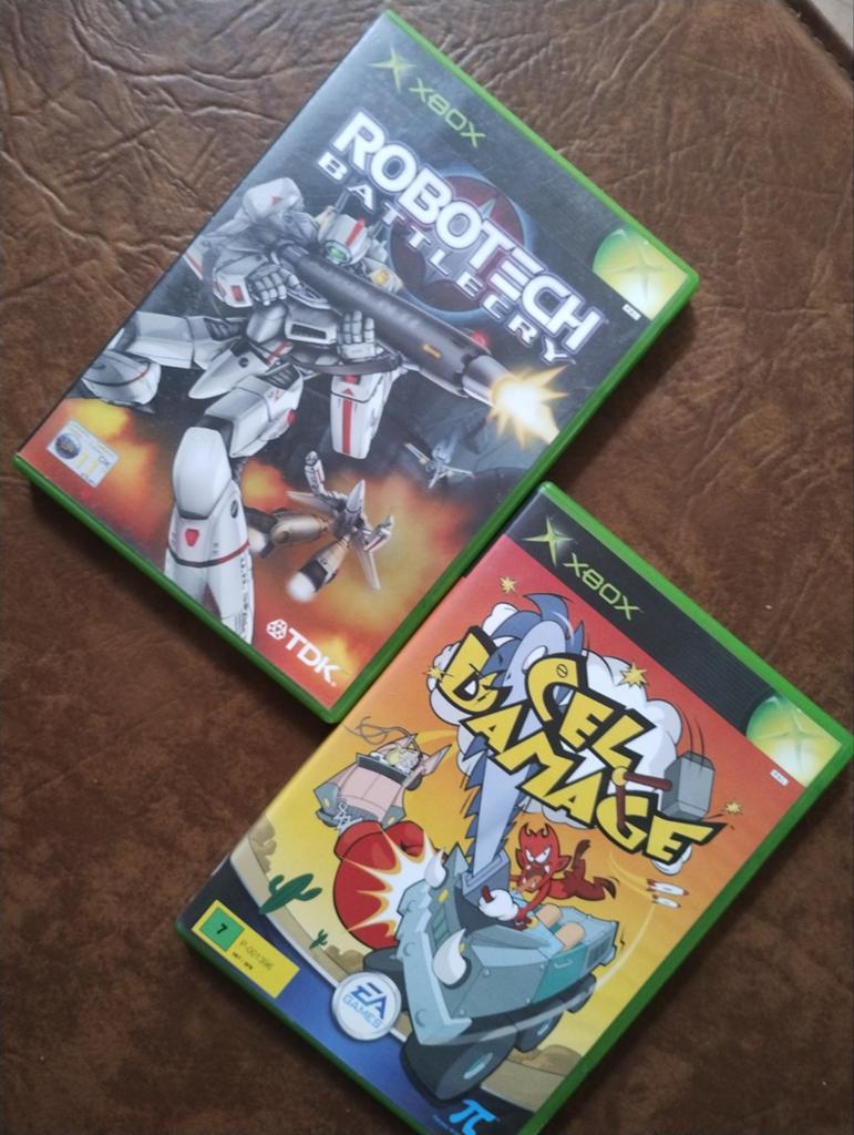 Original Microsoft Xbox Robotech Battlecry & Cel Damage, Games en Spelcomputers, Ophalen of Verzenden