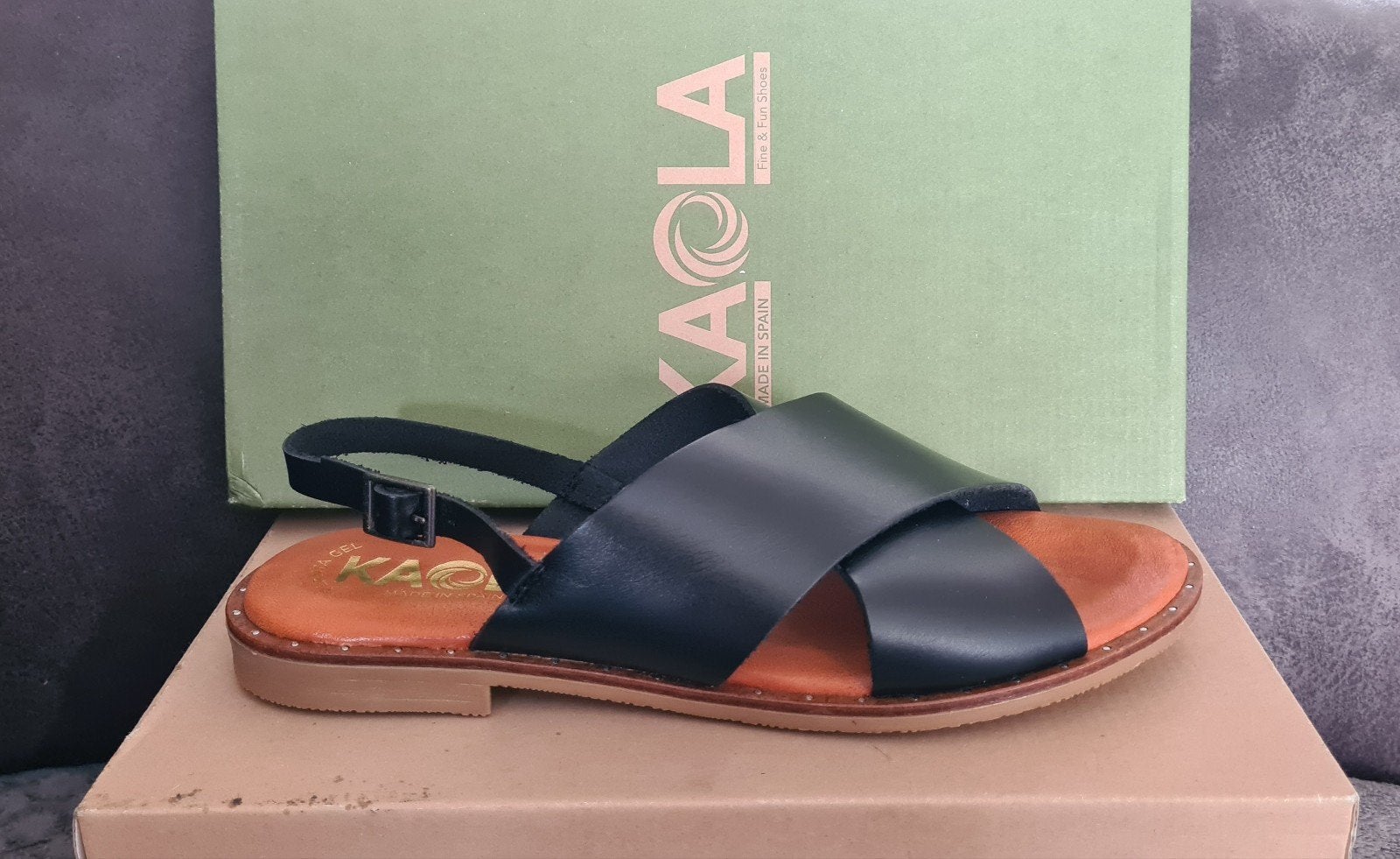 Sandales "Kaola" pointure 38, Kleding | Dames, Schoenen, Nieuw, Sandalen of Muiltjes, Zwart, Ophalen