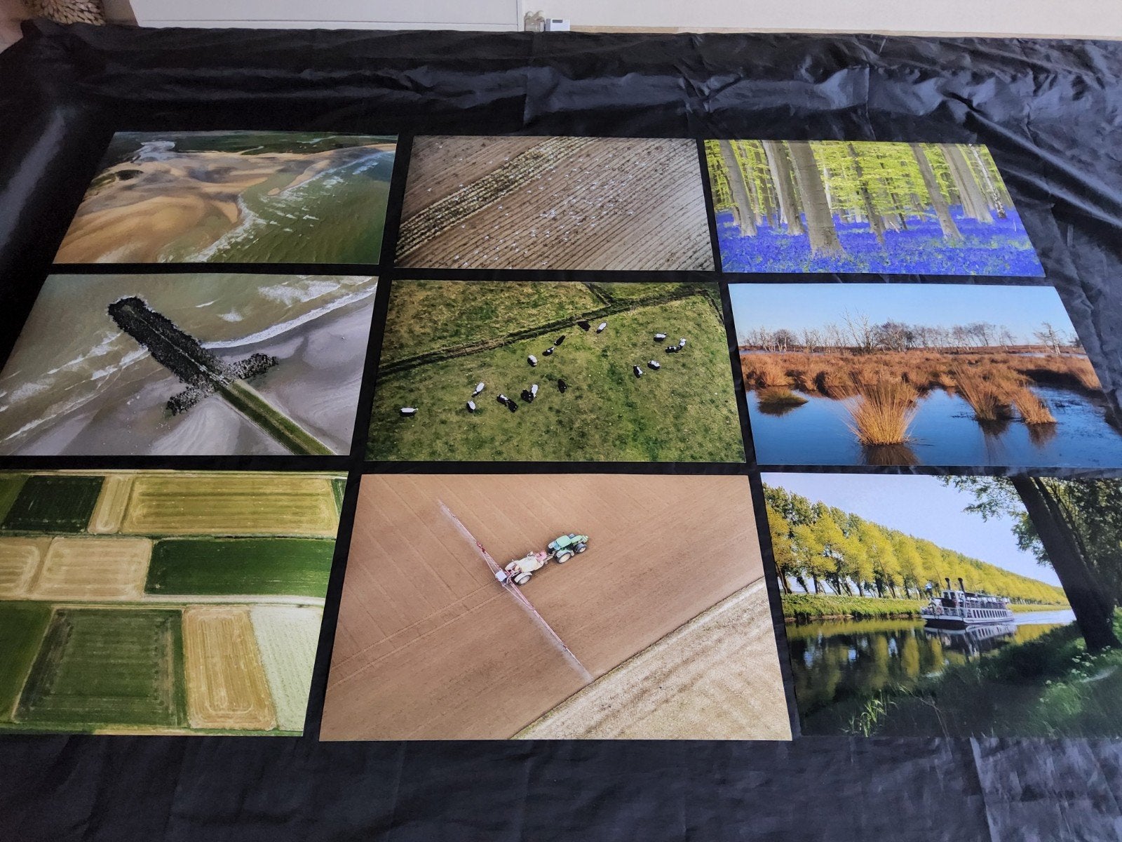 9 originele natuurfoto's, Ophalen