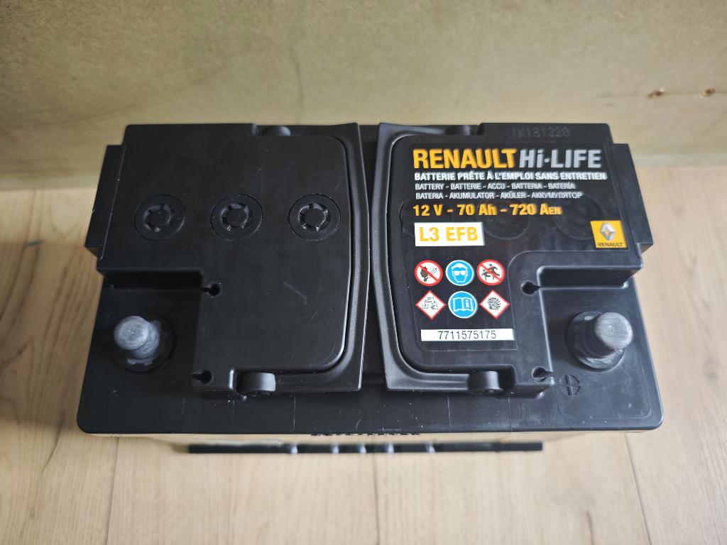 Batterie Renault High Life 12 V 70 Ah, Autos : Pièces & Accessoires, Enlèvement, Utilisé, Renault