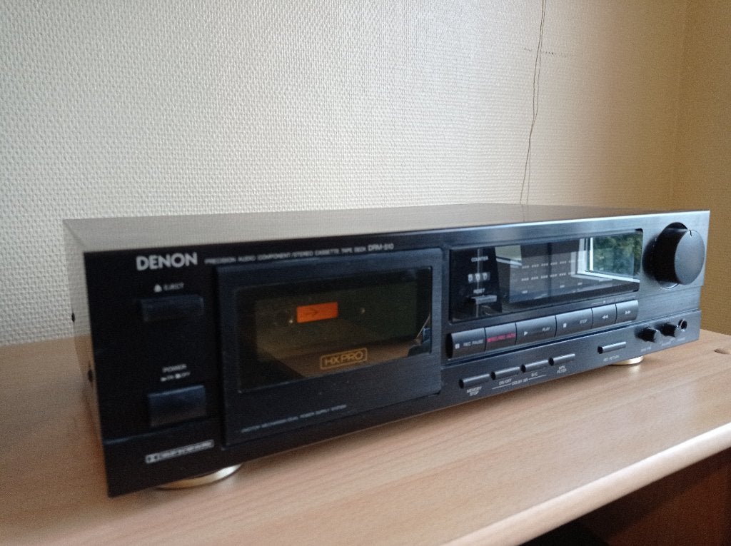 Denon cassette tape desk DRM-510, Audio, Tv en Foto, Cassettedecks, Ophalen, Enkel, Denon, Tiptoetsen