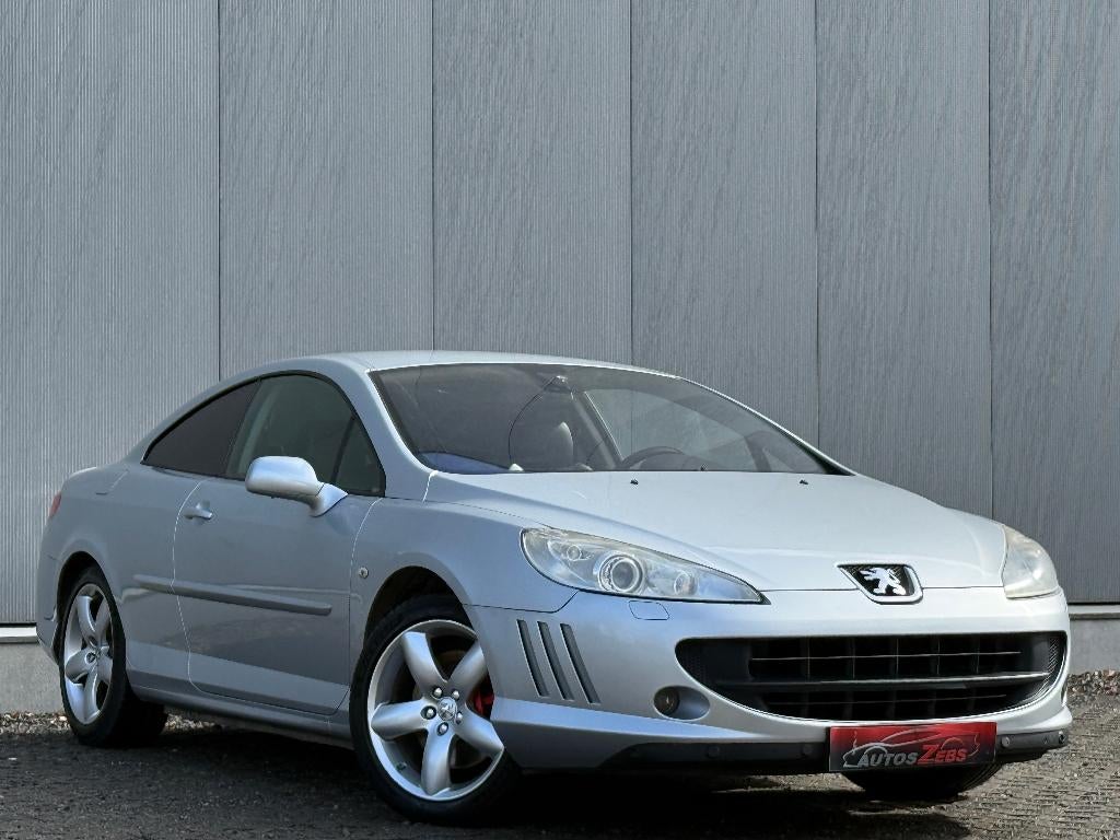 Peugeot 407 Coupé 2.0 HDi Xenon Cruise JBL Memory ParkSensor, Auto's, 4 zetels, Zwart, 4 cilinders, Leder