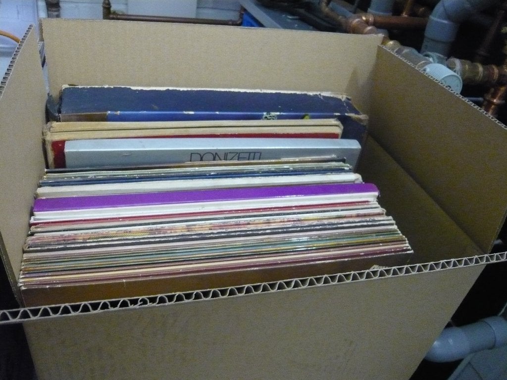 100 tal vinyl lp's klassieke muziek, Cd's en Dvd's, Ophalen, LP, Gebruikt, Overige componisten