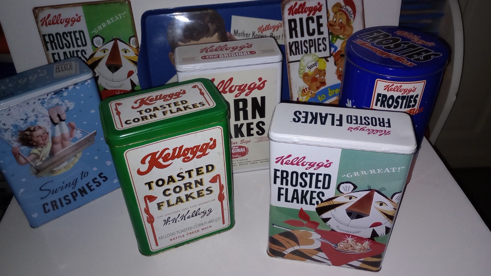 blikken Kellogg's, Enlèvement