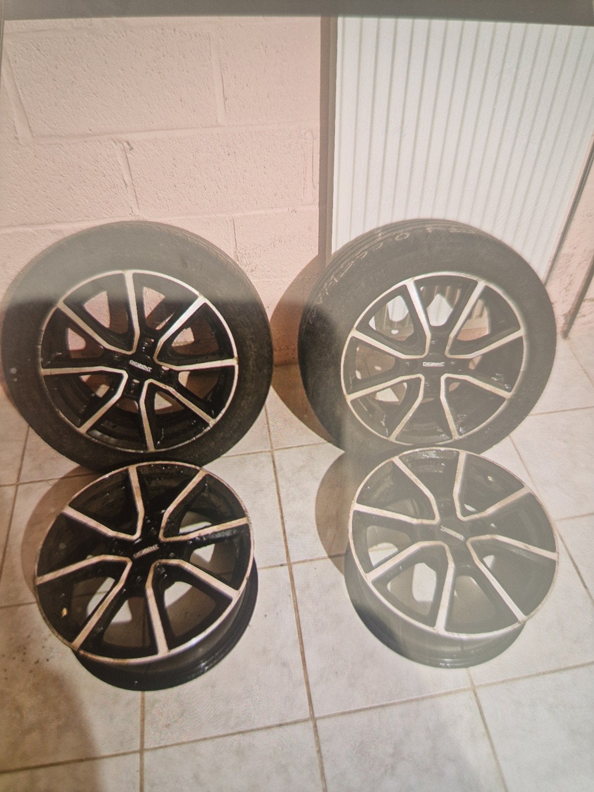 4 jantes alu dezent  pour peugeot 208, Pneus et Jantes, 16 pouces, Enlèvement, 195 mm
