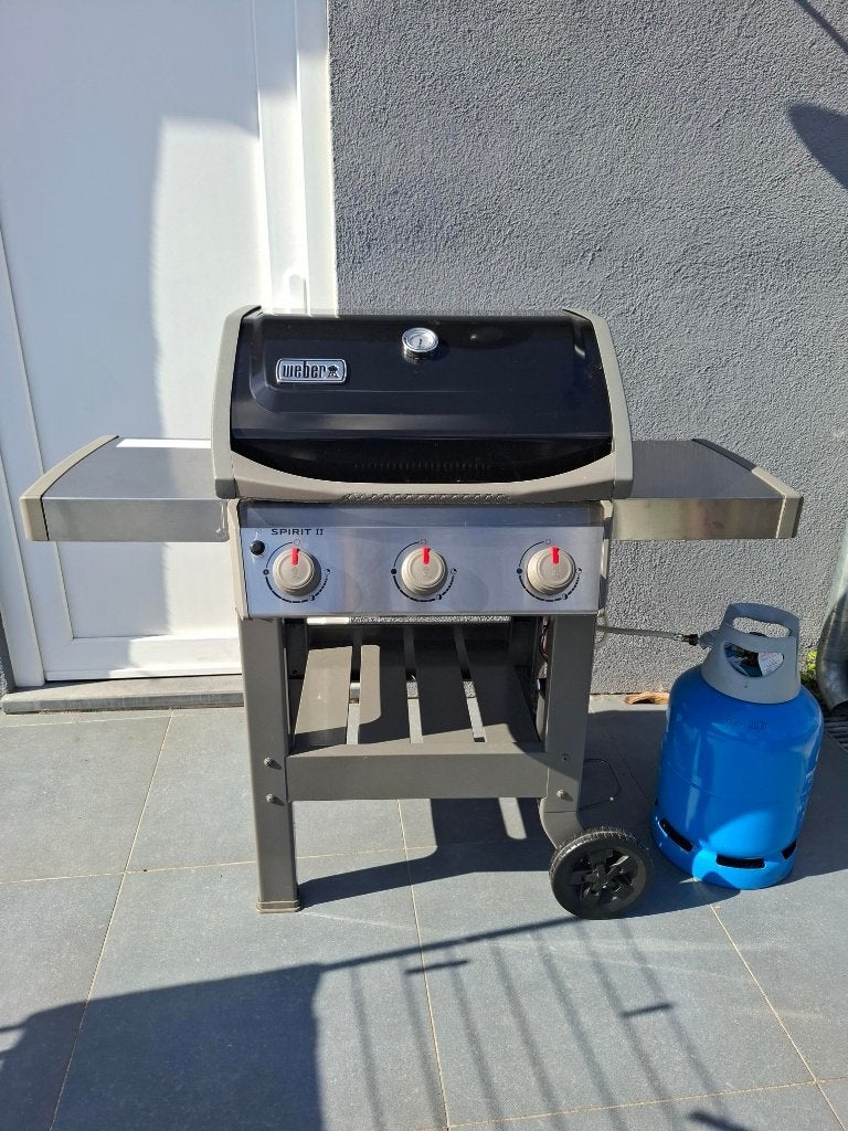 Jamais utilisé : WEBER Spirit II E-310 Plancha 3 brûleurs, Tuin en Terras, Gasbarbecues, Ophalen, Zo goed als nieuw, Weber