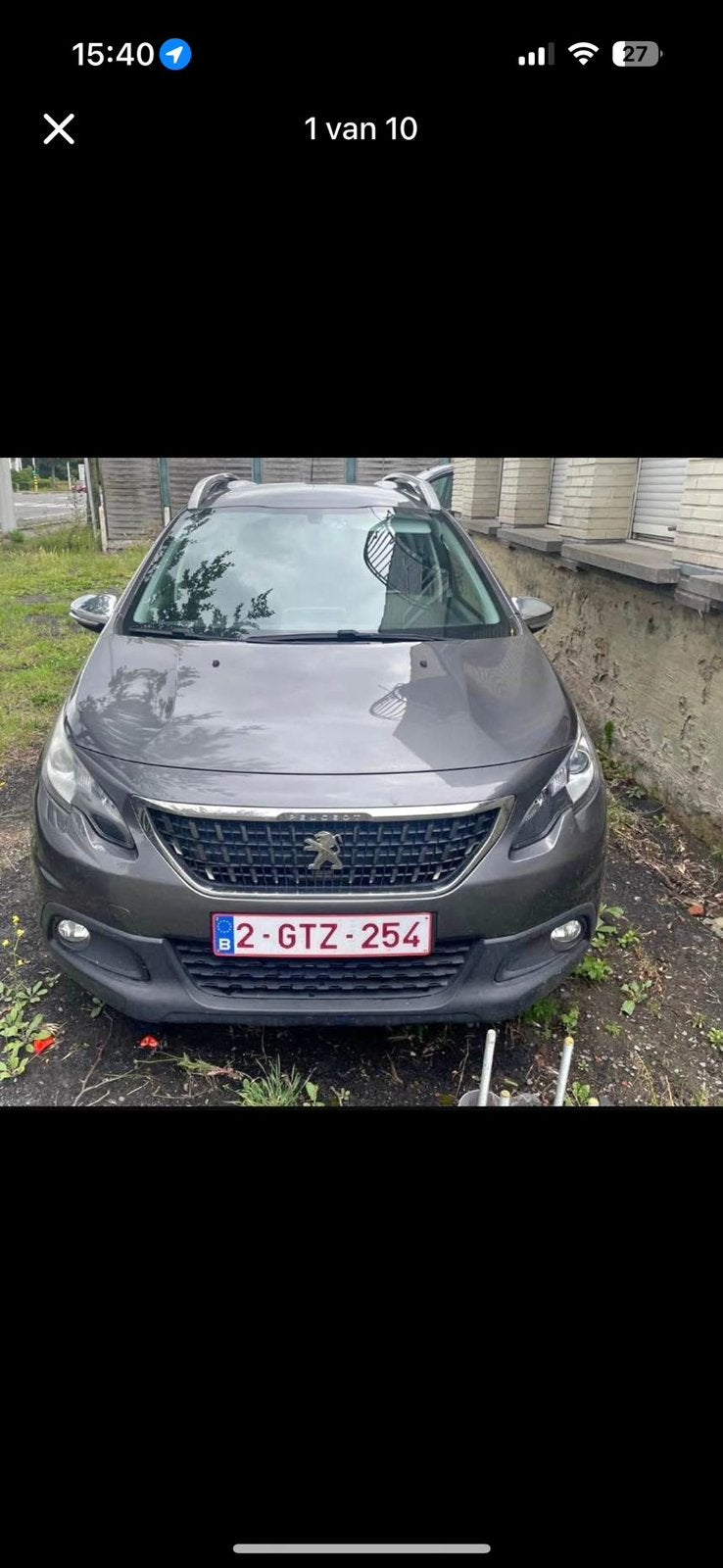 Peugeot 2008 accident, Auto's, Euro 6, Handgeschakeld, Particulier, Te koop