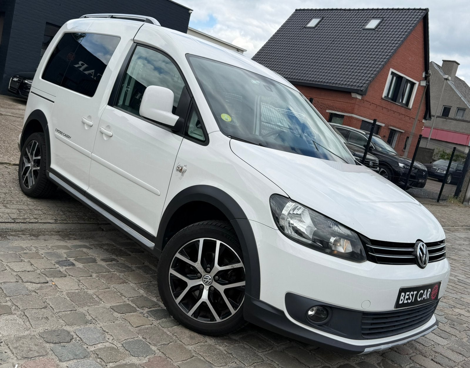 VW Cross Caddy 1.6TDi * 2015, Euro 5, Stof, Wit, Bedrijf