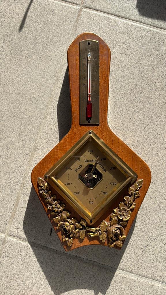 Ancien thermomètre et baromètre, Antiquités & Art, Enlèvement