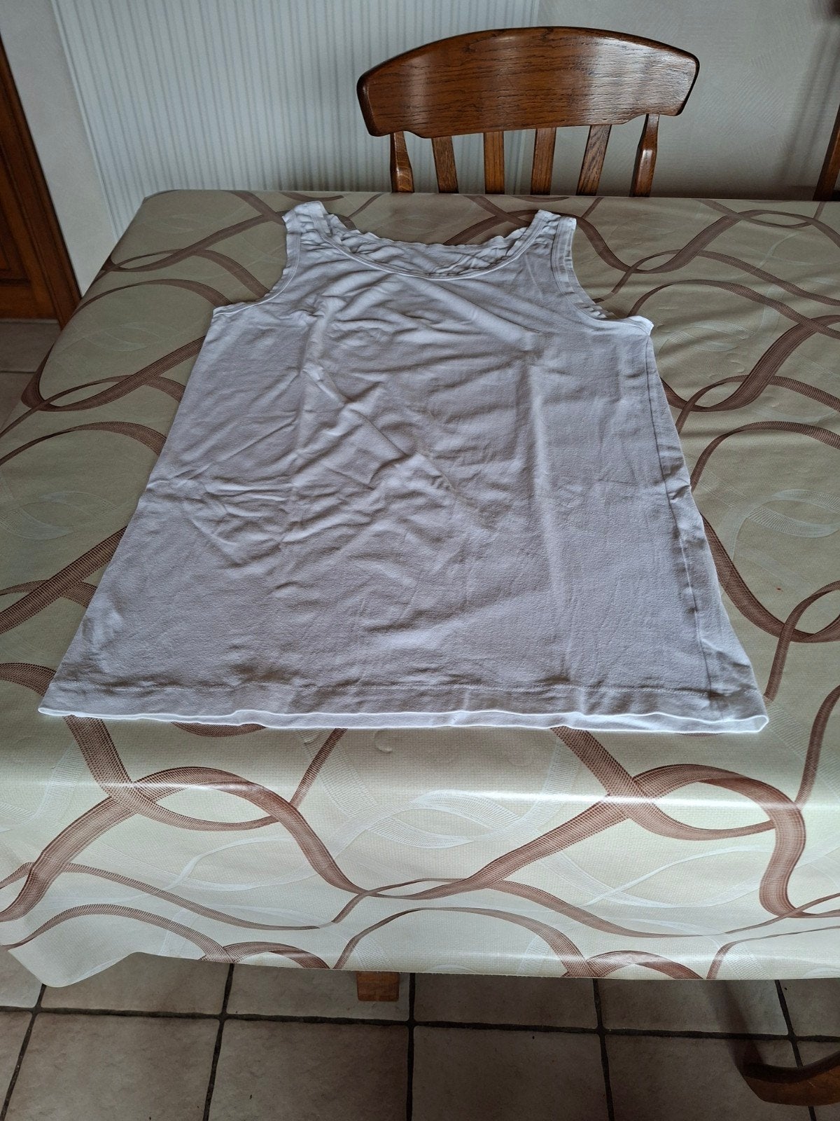 Zes witte Schiesser onderhemden, Kleding | Heren, Ondergoed, Hemd, Wit, Ophalen of Verzenden