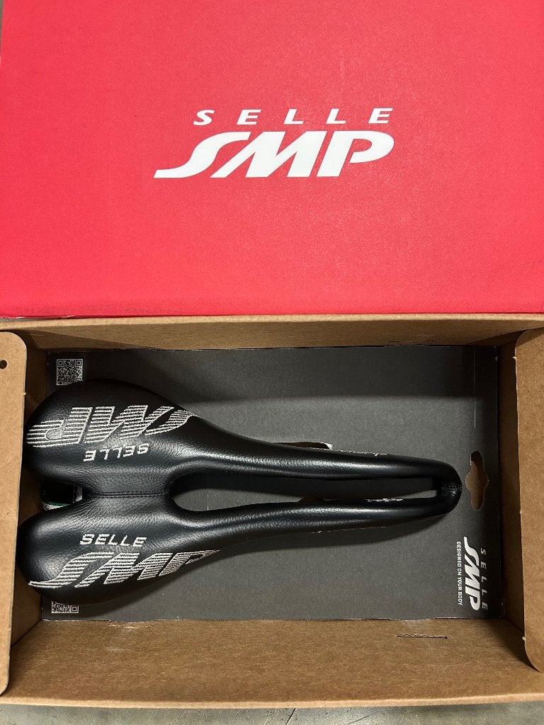 Fietszadel SMP, Ophalen, Gebruikt, Zadel, Leer