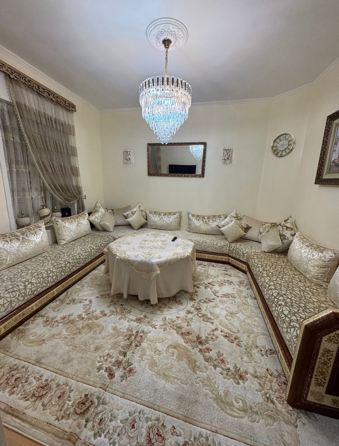 Salon marocain complet (sauf decoration), Maison & Meubles, Enlèvement, Comme neuf