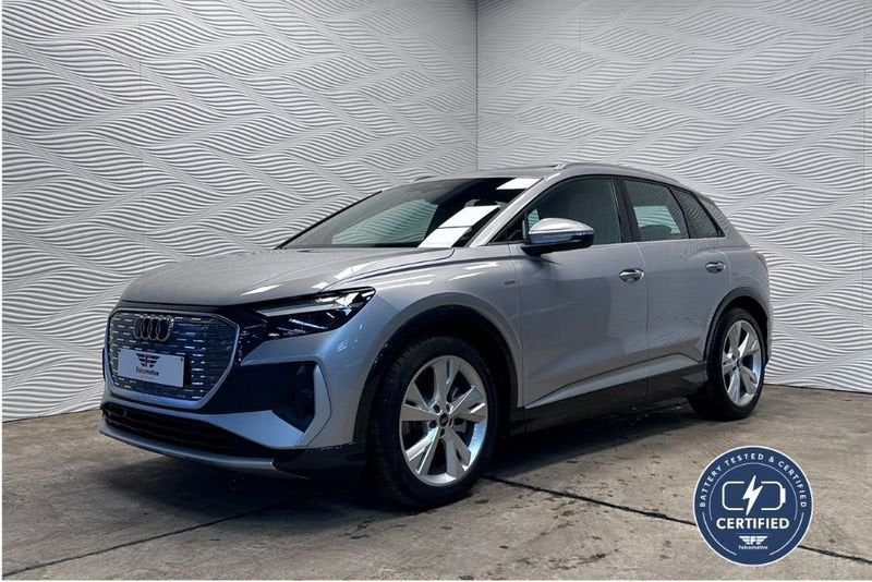Audi Q4 e-tron, Auto's, Automaat, Gebruikt, Beige, Leder