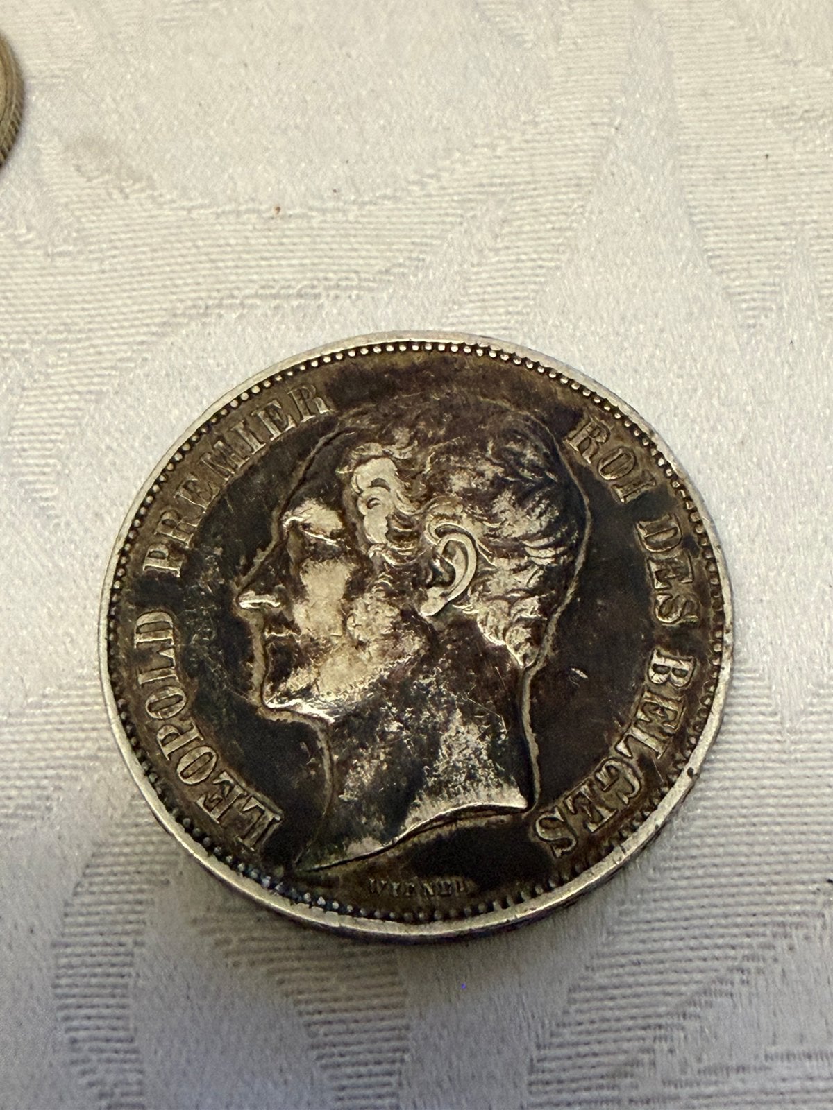 5 frank 1850, Postzegels en Munten, Ophalen, Zilver, Losse munt, Zilver