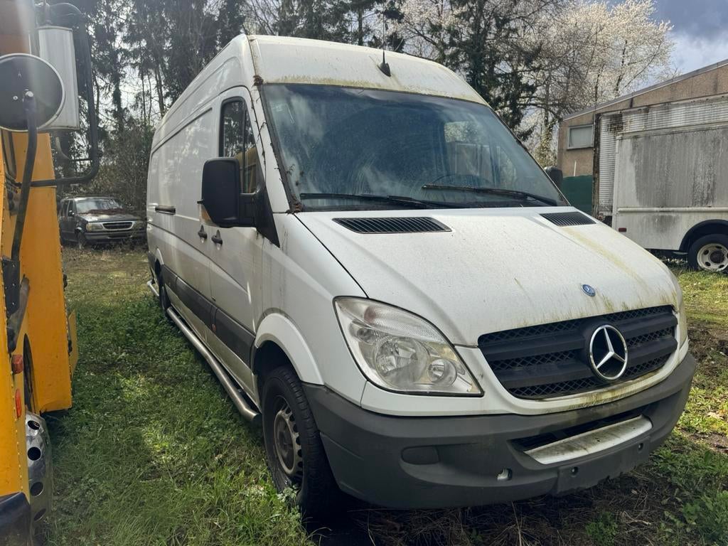 Mercedes sprinter 312 essence automatic long chassie maxi, Auto's, Euro 5, Stof, Zwart, 4 cilinders
