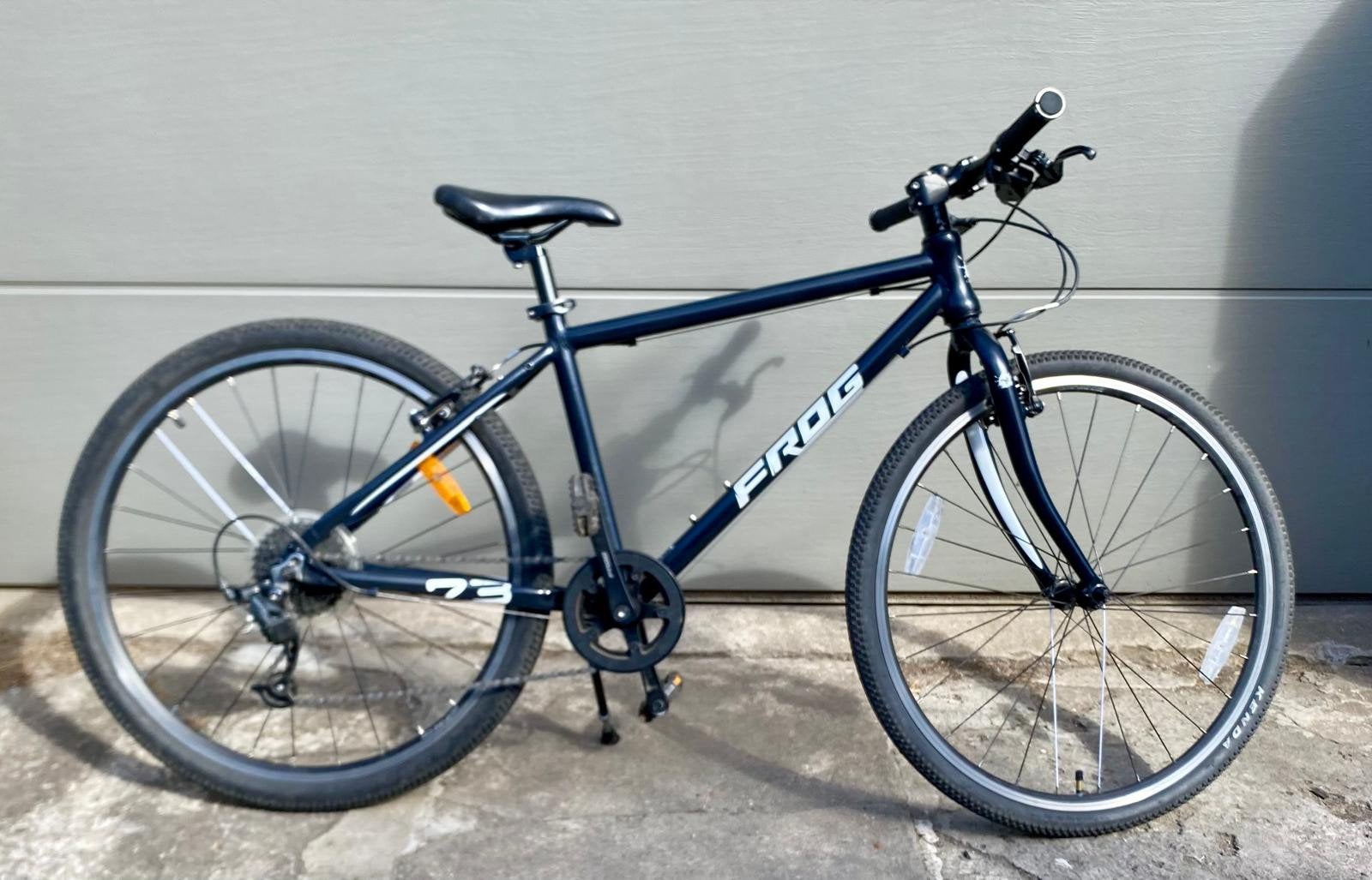 Frog 73 Kinderfiets in Goede Staat, Fietsen en Brommers, Velgrem, Versnellingen, Zo goed als nieuw, Woom