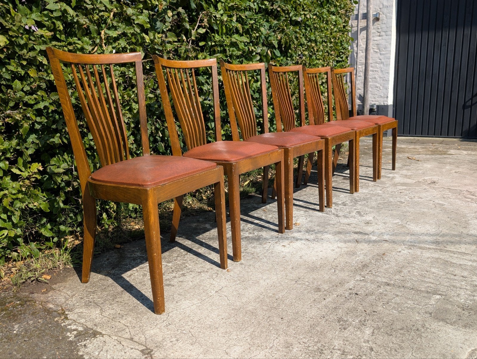 Set toffe vintage stoelen, Ophalen, Vintage, Vijf, Zes of meer stoelen
