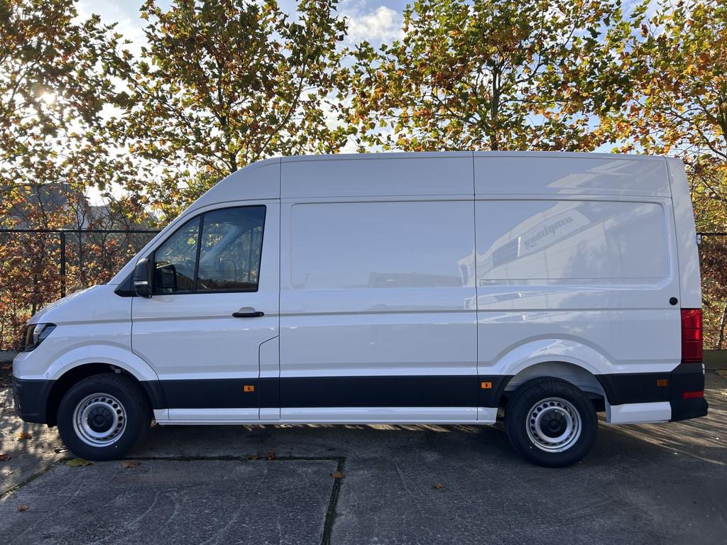 Volkswagen Crafter L3H3-FWD-Camera+Parkeerhulp-Afgewerkte La, Auto's, Gebruikt, 4 cilinders, Wit, Bedrijf