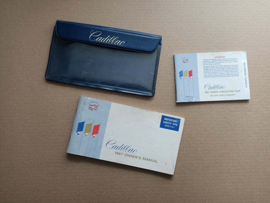 Handleiding/ Owner's Guide: Cadillac Fleetwood (1967), Envoi