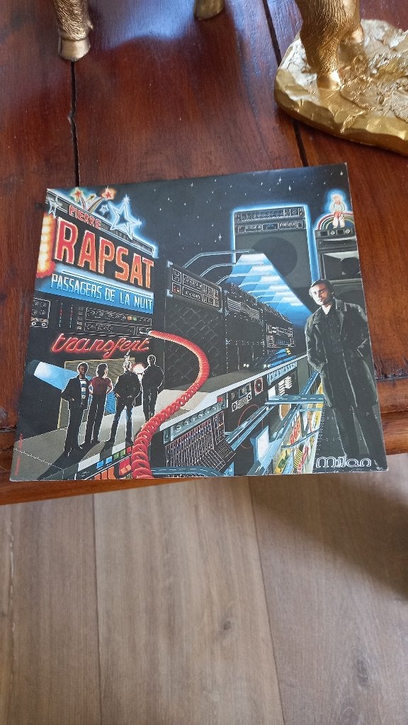 vinyl (45T) pierre rapsat "passagers de la nuit", CD & DVD, Enlèvement, Comme neuf, Pop