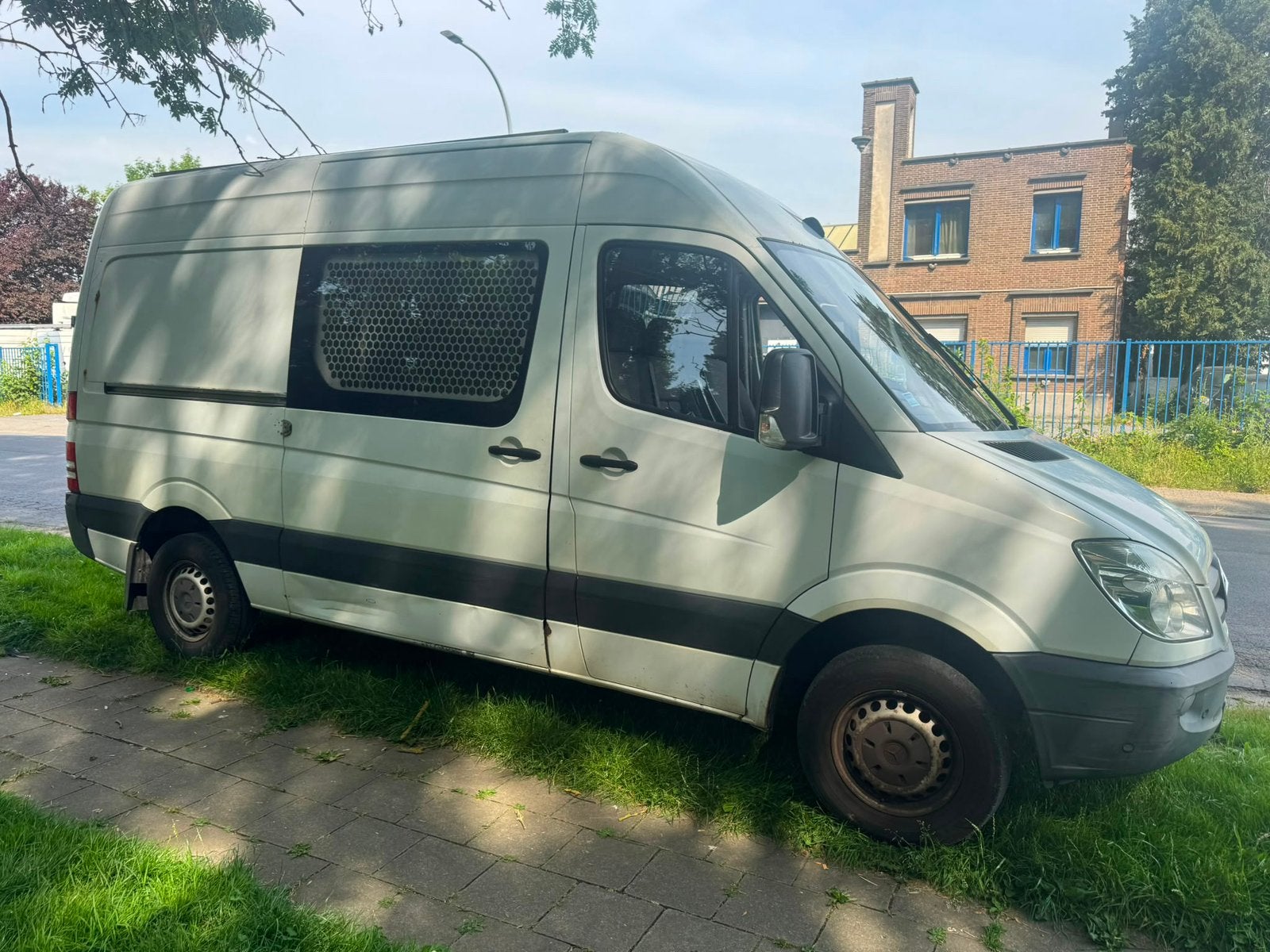316CDI 2012 EURO5 212.000KM 0032471654764, Auto's, Euro 5, Zwart, Wit, Bedrijf