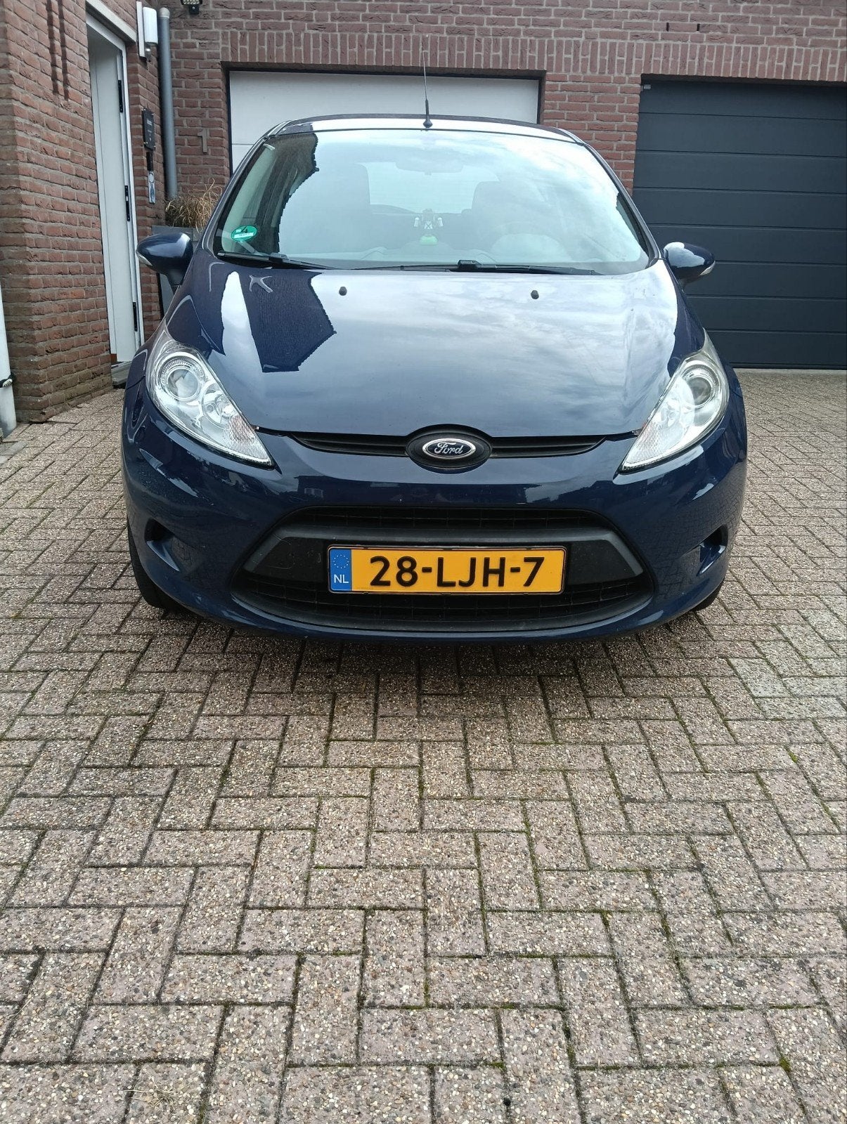 Ford Fiesta 1.25 Limited 2010, Auto's, Voorwielaandrijving, Stof, 1242 cc, Blauw