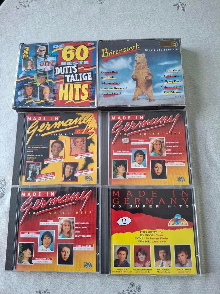 CD de tubes allemands à 1 euro par CD, CD & DVD, Enlèvement ou Envoi