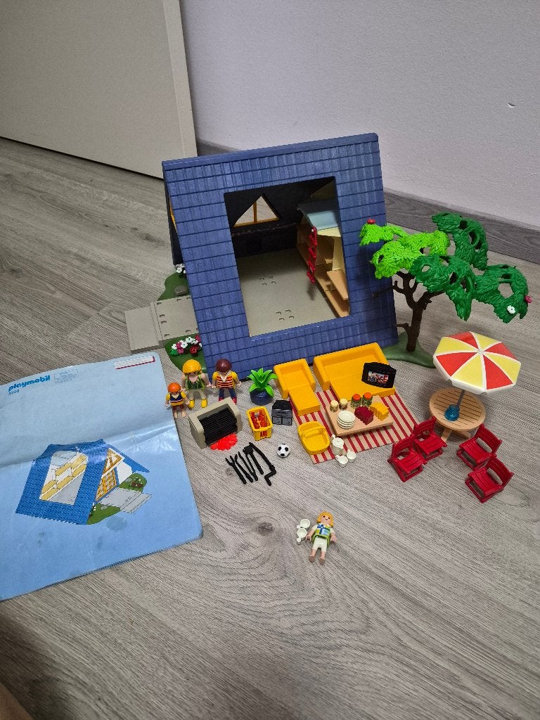 Playmobil 3230 Vakantiehuis(Met Boekje & Extra's!), Kinderen en Baby's, Ophalen, Gebruikt, Gebouw, Complete set