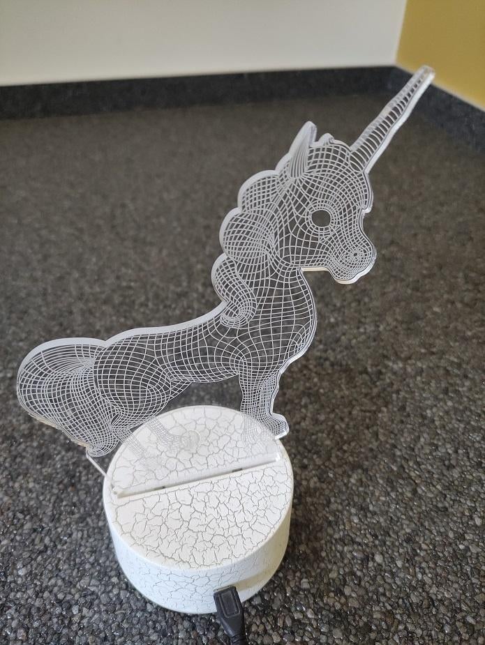 Nachtlampje eenhoorn (USB) alle kleuren NIEUW, Envoi, Neuf, Lampe