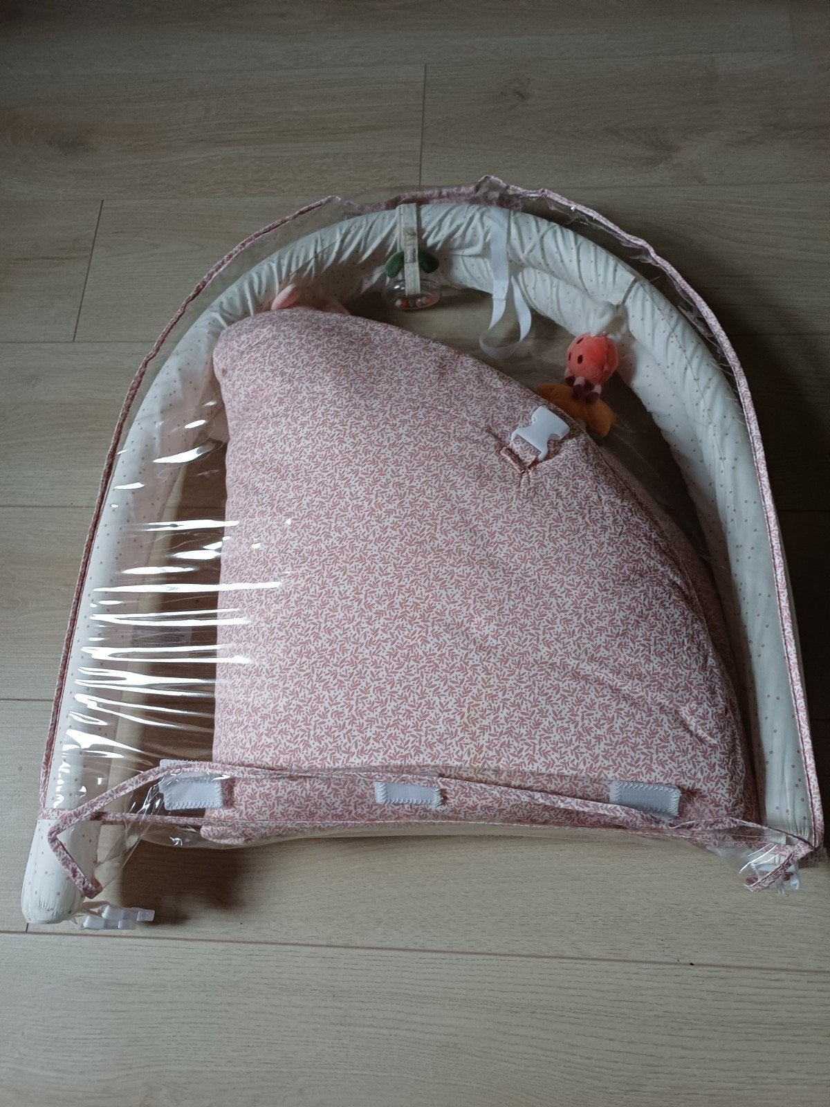 Speelmat baby roze, Ophalen