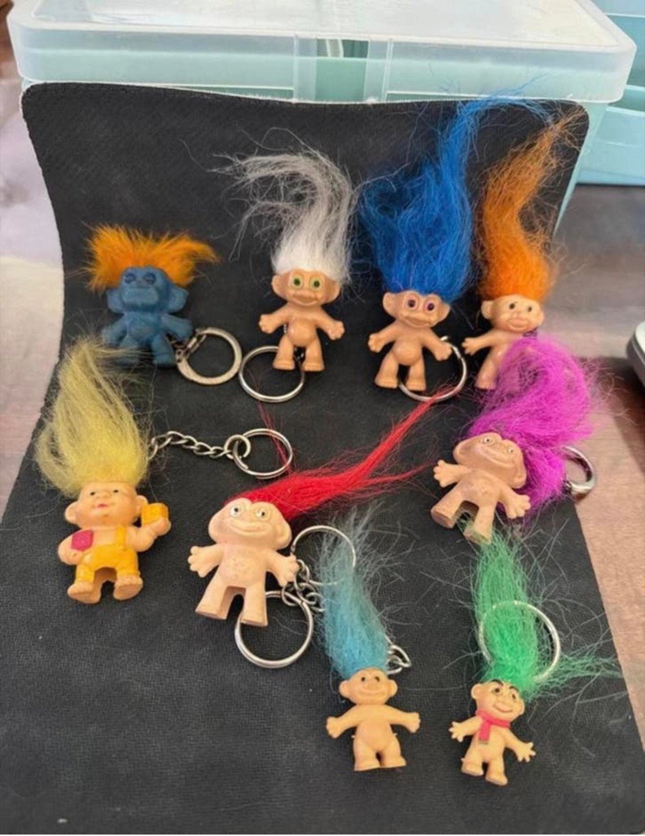 Wow - Jaren 80/90 Vintage set van 9 Trolls vd verzamelaar, Verzamelen, Verzenden, Zo goed als nieuw, Knuffel of Figuurtje