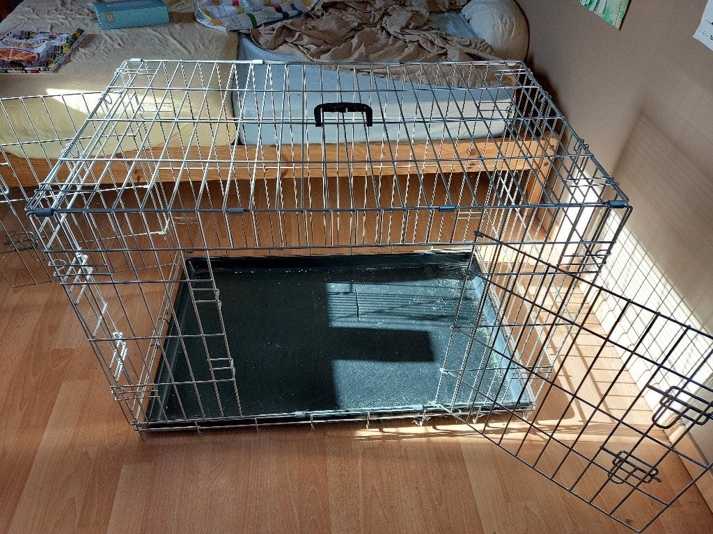 Cage acier pour chien, Animaux & Accessoires, Enlèvement, Utilisé
