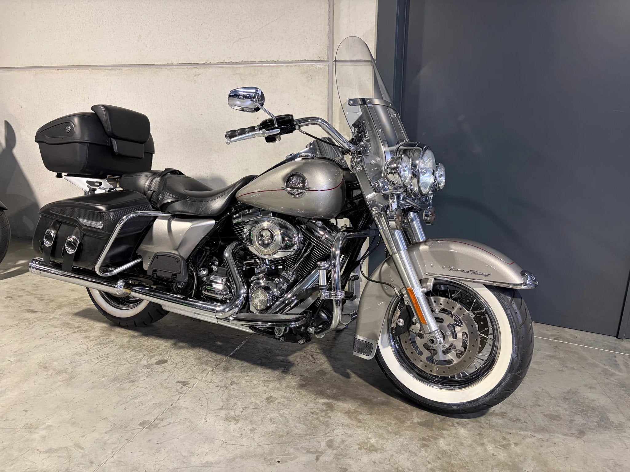 Harley-Davidson Road King Classic in mooie staat met grote t, Motoren, Chopper, Bedrijf, 1584 cc