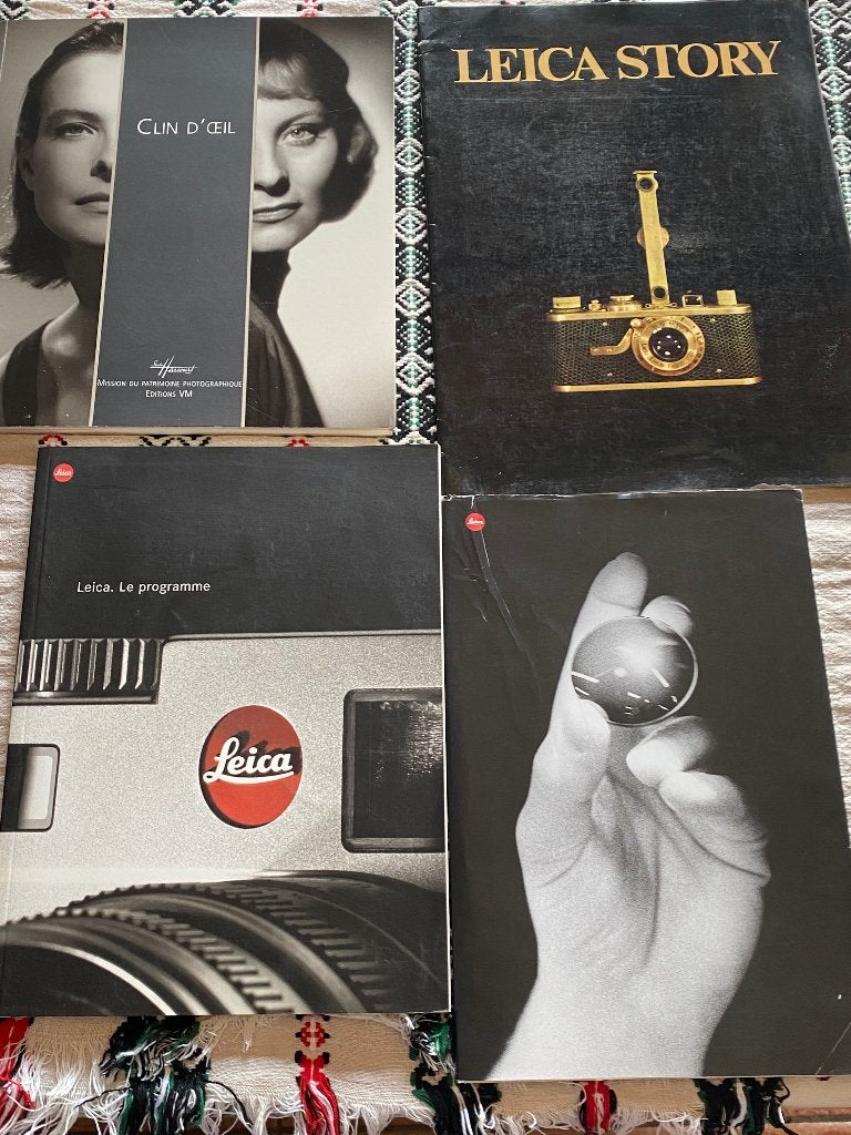 Set van 4 LEICA + Studio HARCOURT FOTOboeken, Boeken, Literatuur, Gelezen, Europa overig, Ophalen of Verzenden, Divers auteurs