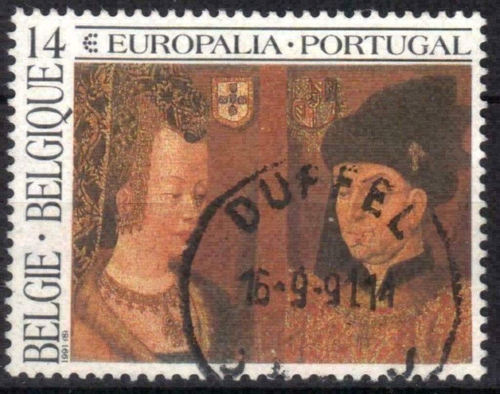 Belgique 1991 - Yvert/OBP 2409 - Europalia 91 - Portuga (ST), Envoi, Affranchi, Oblitéré, Art