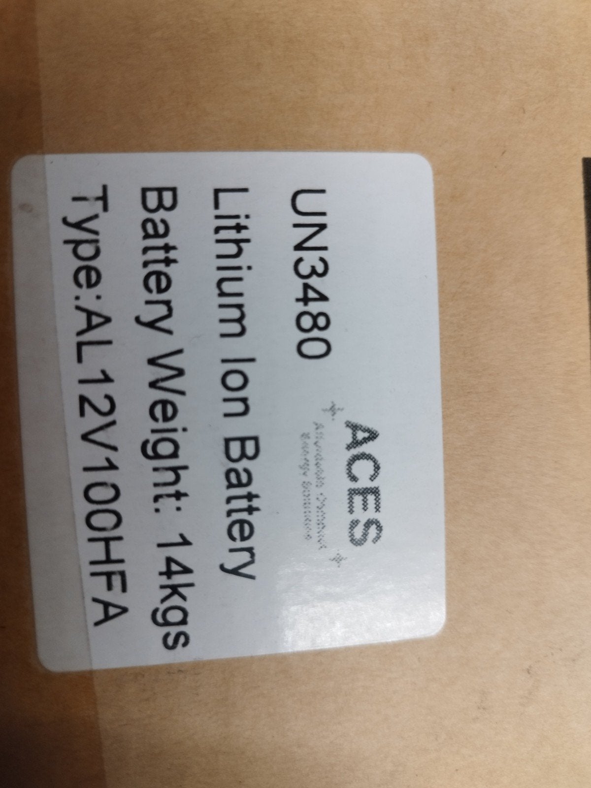 Batterie au lithium-ion Aces HFA 12V 100Ah - Nouveau, Neuf, Enlèvement ou Envoi, Daihatsu, Geen idee