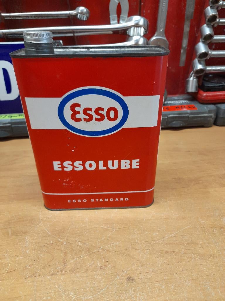 ancien bidon huile vide esso essolube standard, Envoi, Utilisé, Autres types