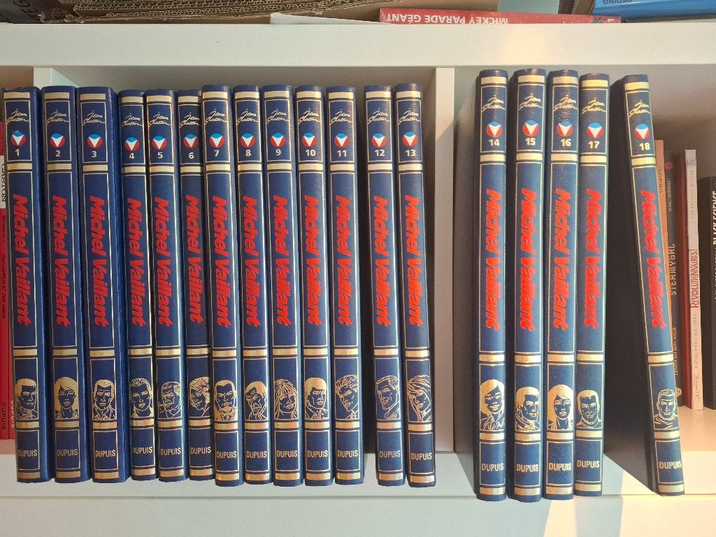 COLLECTION ROMBALDI MICHEL VAILLANT VOLUMES 1 à 18 TTBE, Livres, Série complète ou Série, Enlèvement ou Envoi, Comme neuf