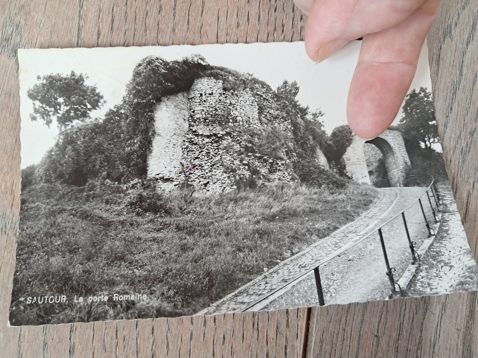 beschreven oude pk: Sautour, de Romeinse poort, Collections, Enlèvement ou Envoi