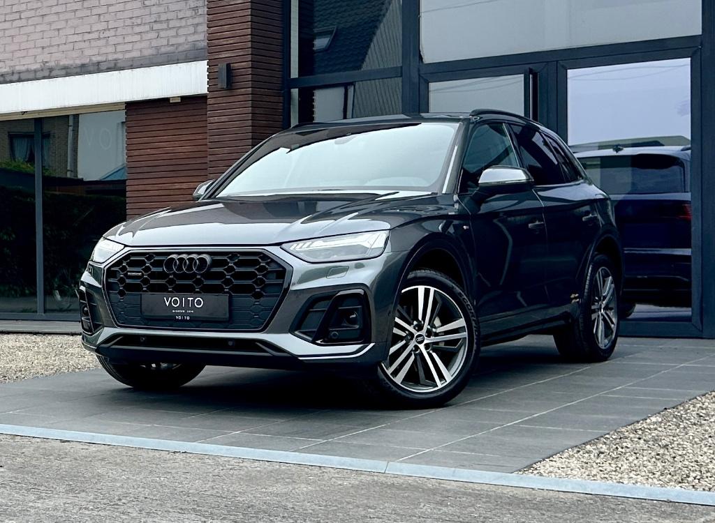 Audi Q5 PHEV 50TFSIe Quattro 3X S-LINE/CAMERA/MATRIX/CARPLAY, Autos, Audi, Argent ou Gris, Achat, Euro 6, Entreprise