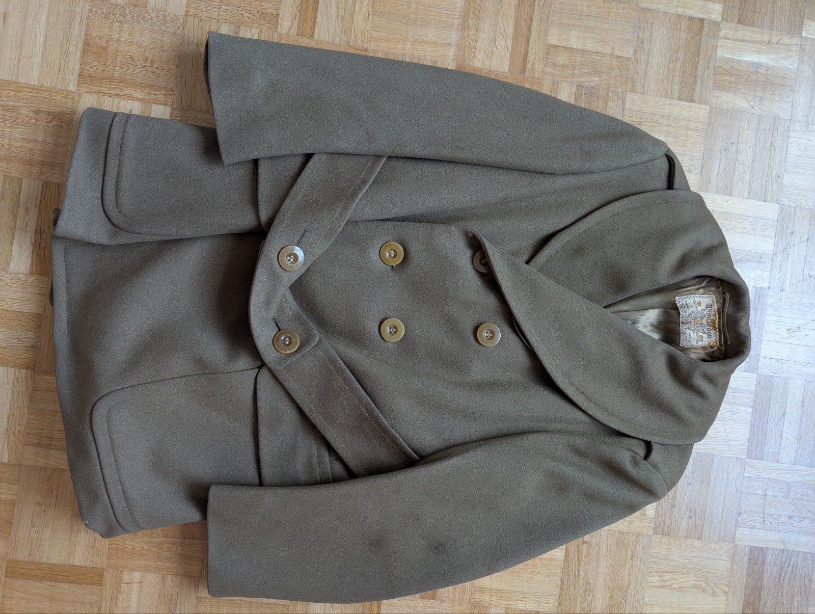 Manteau Overcoat Officier US ww2, Collections, Enlèvement ou Envoi, Armée de terre, Vêtements ou Chaussures