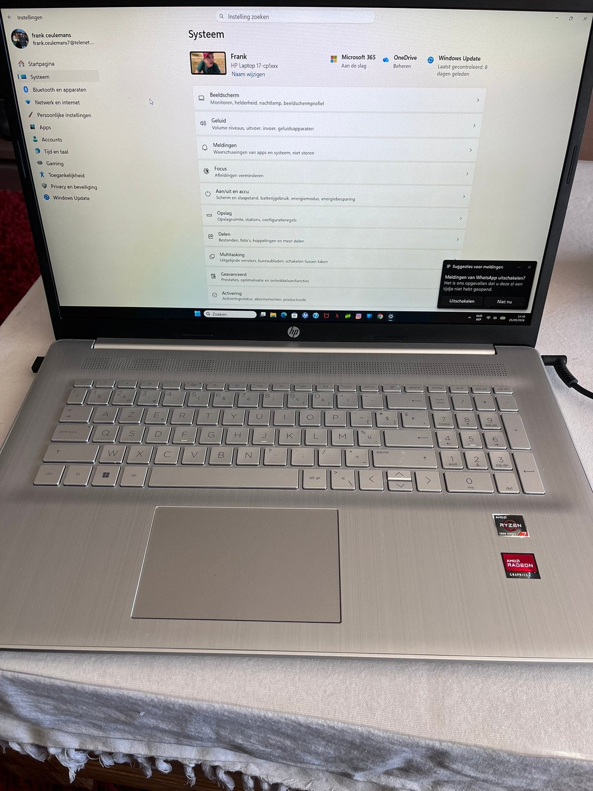 Hp laptop 17-cp1010nb, Ophalen, Zo goed als nieuw