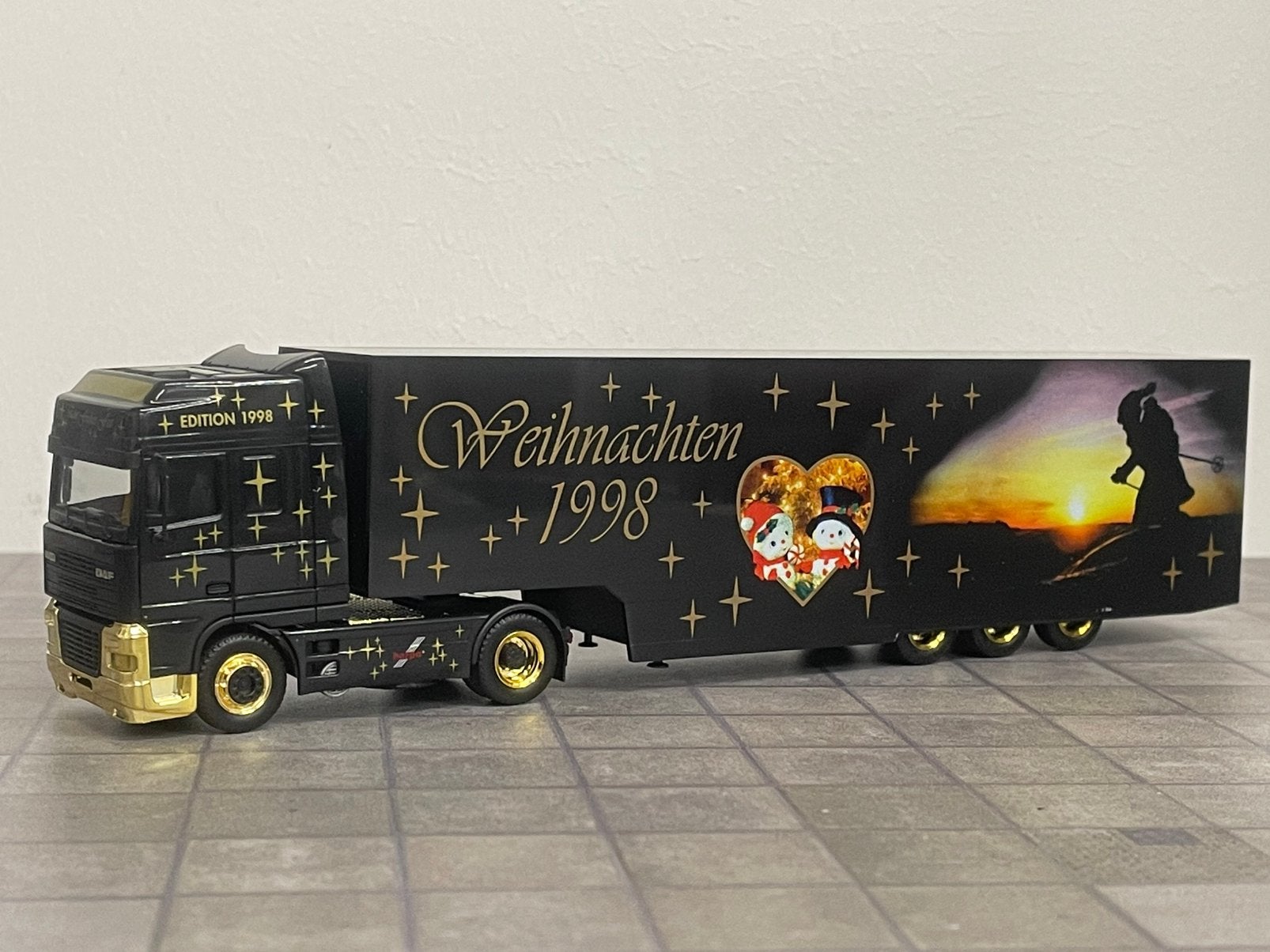 Herpa DAF 95-XF Weihnachten 1998, Enlèvement ou Envoi, Comme neuf, Bus ou Camion, Herpa